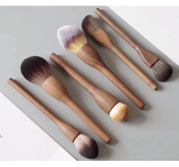 Wooden Make up Brush Set